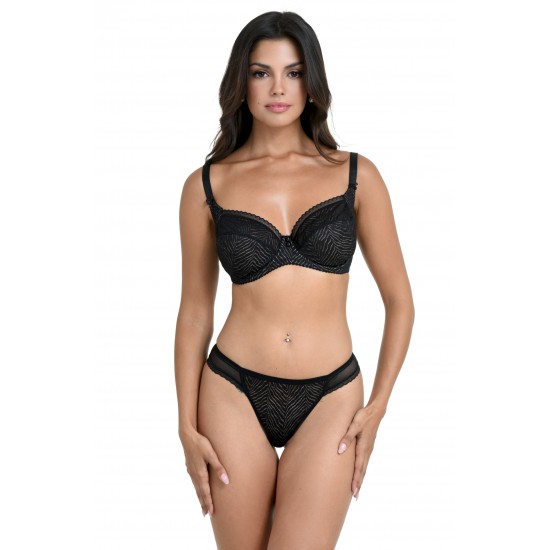 MISS ROSY Wired full bra Black 179 CUP E F