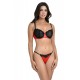 MISS ROSY Wired balconnet bra Red 185 CUP D E